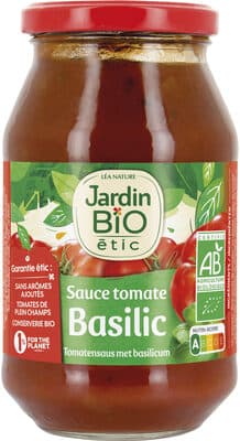 Jardin Bio - Sauce tomate Basilic