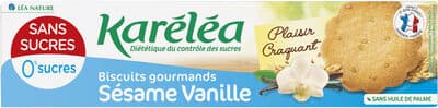 Biscuits gourmands Sésame Vanille