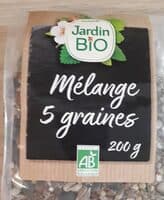 Mélange 5 graines bio