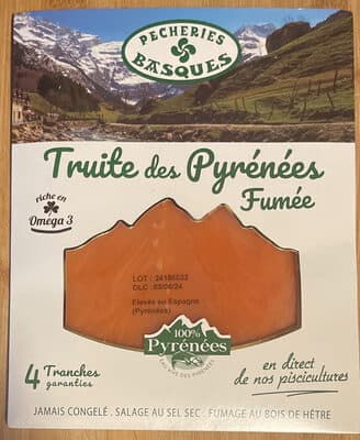 Truite des Pyrénées fumée