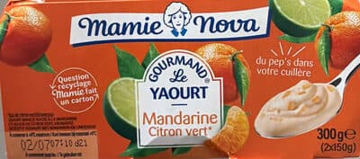 Le Yaourt Mandarine Citron Vert