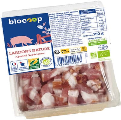 Lardons nature supérieur
