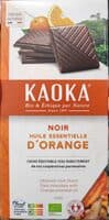 Chocolat noir huile essentielle orange