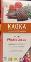 Noir éclats de framboises