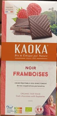 Noir éclats de framboises