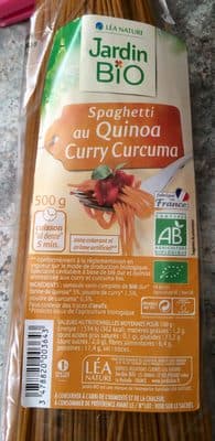 spaghetti au quinoa curry curcuma