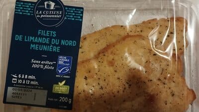 filets de limande du nord meunière