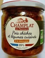 Pois chiche et légumes cuisinés