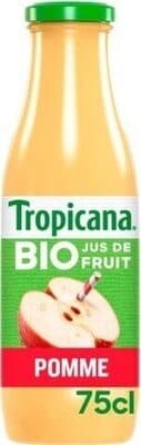 Tropicana Bio Jus de fruit pressé pomme 75 cl