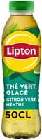 Lipton Thé vert glacé saveur citron vert menthe