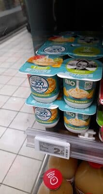 yaourt brassé sucré mangue et ananas bio