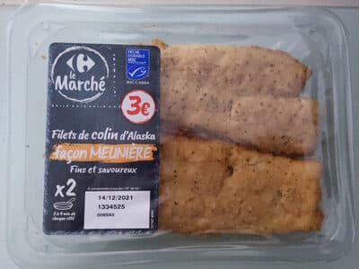 Filets de colin d'Alaska façon meunière Fins et savoureux