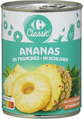 Ananas au jus d'ananas