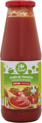 Purée de tomates Nature