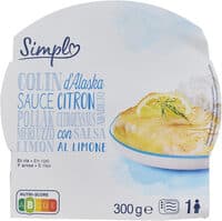 Colin d'Alaska sauce citron et riz