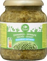 Épinards hachés à la crème