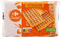 6 Gaufres Poudrées au sucre