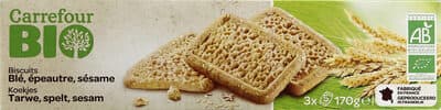 Biscuits Epeautre et Sésame