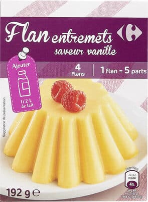 Préparation flan