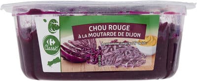 Chou rouge à la moutarde de Dijon