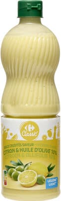 Sauce salade légère à l'huile d'Olive et au Citron