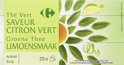 Thé vert saveur citron vert