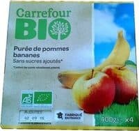 Purée de pommes bananes