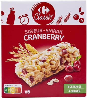 Saveur cranberry