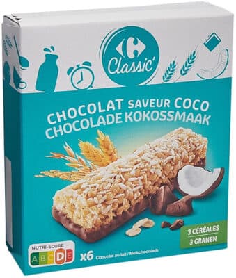 Chocolat saveur coco