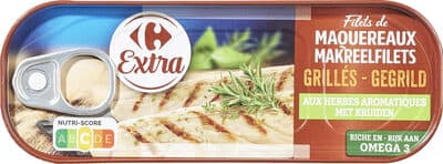 Filets de MAQUEREAUX BLANCS GRILLÉS AUX HERBES AROMATIQUES