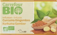 Infusion curcuma gingembre