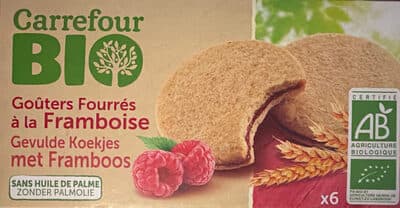 Goûters fourrés à la framboise
