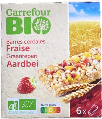 Barres céréales FRAISE