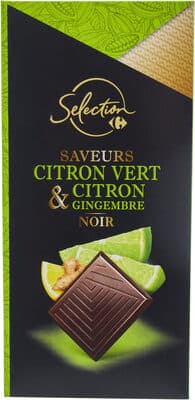 Saveurs citron vert citron & gingembre noir
