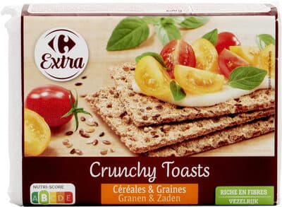 Crunchy Toasts Céréales & Graines