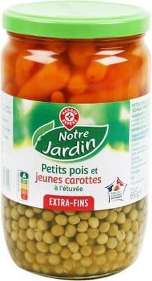 Petits pois carottes extra fins bocal