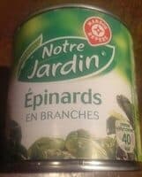 Épinards en branches