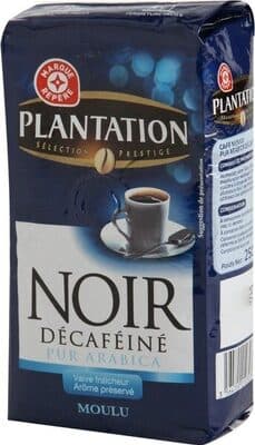 Café moulu arabica décaféiné