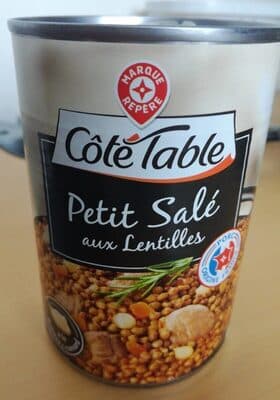 Petit salé aux lentilles