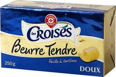 Beurre tendre doux 82% mg