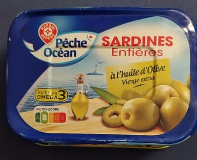 Sardines à l'huile d'olive extra vierge