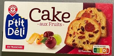 Cake aux fruits