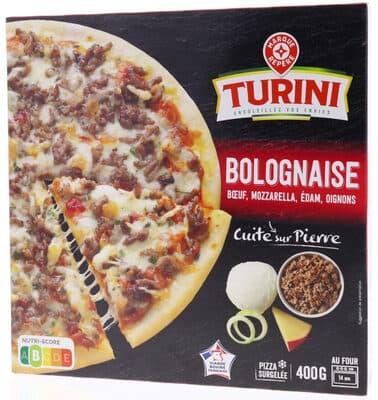 Pizza Turini Bolognaise, Cuite sur Pierre 400 gr