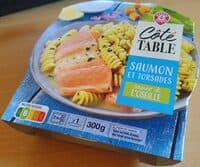 Saumon et Torsades sauce a l’Oseille