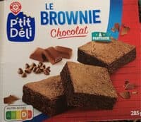 Brownie chocolat et pépites de chocolat
