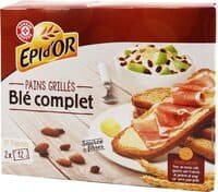 Pains grillés Blé complet