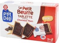 P'tit beurre tablette chocolat noir en sachets fraîcheur