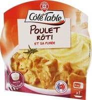 Poulet rôti et sa purée