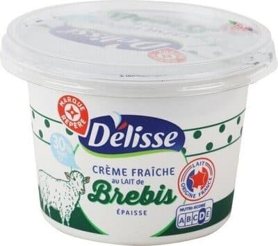 Crème fraîche au lait de brebis