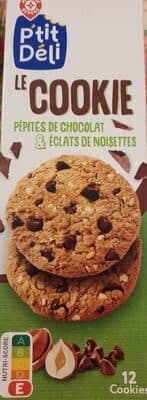 Le Cookie Ptit Déli Pépites De Chocolat Et Éclats De Noisette